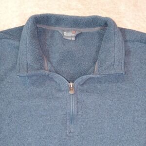 Royal Robbins 1/4 Zip Pullover Fleece Sweater Long Sleeve Men's XL Bluish‎ Gray